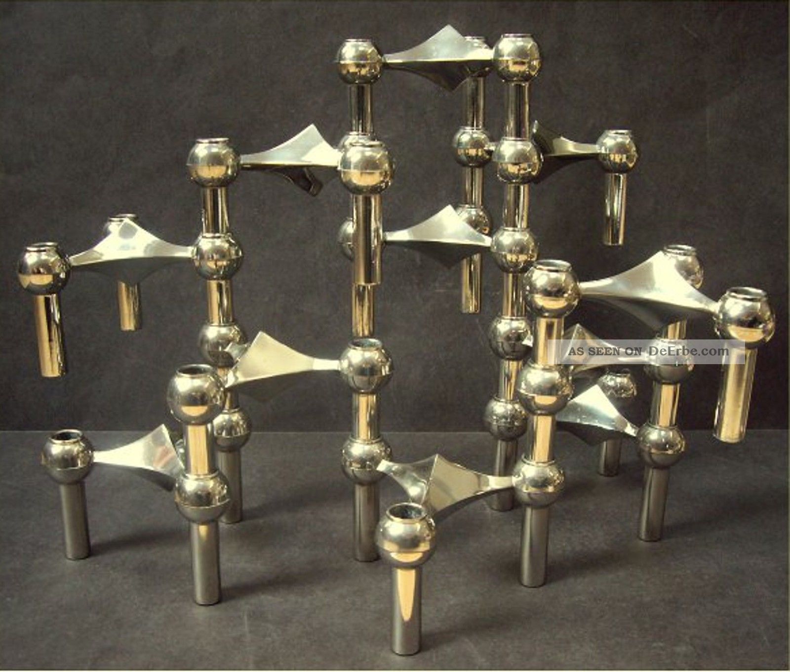 11 Nagel Kerzenleuchter Candle Holder 70er Space Age Vintage Germany