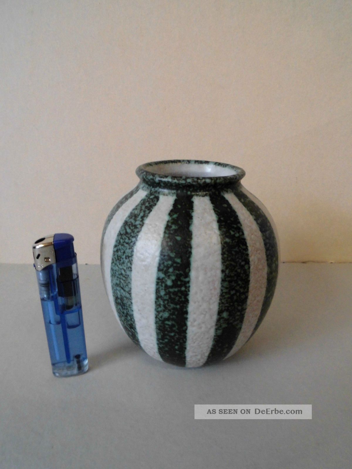Ruscha Keramik Vase Mod.  Nr.  832/2 Dekor Zebra Germany Pottery 1955,  Höhe 11 Cm 1950-1959 Bild