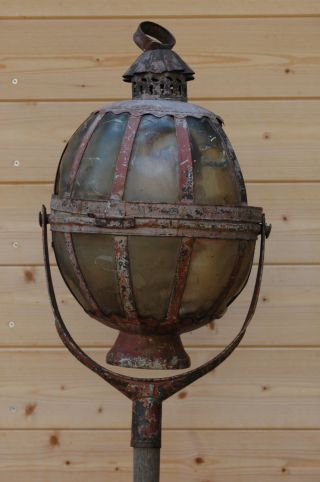 Antike Prozessionslaterne Aus Süddeutschland Prozessionslampe Lampe Prozession Bild