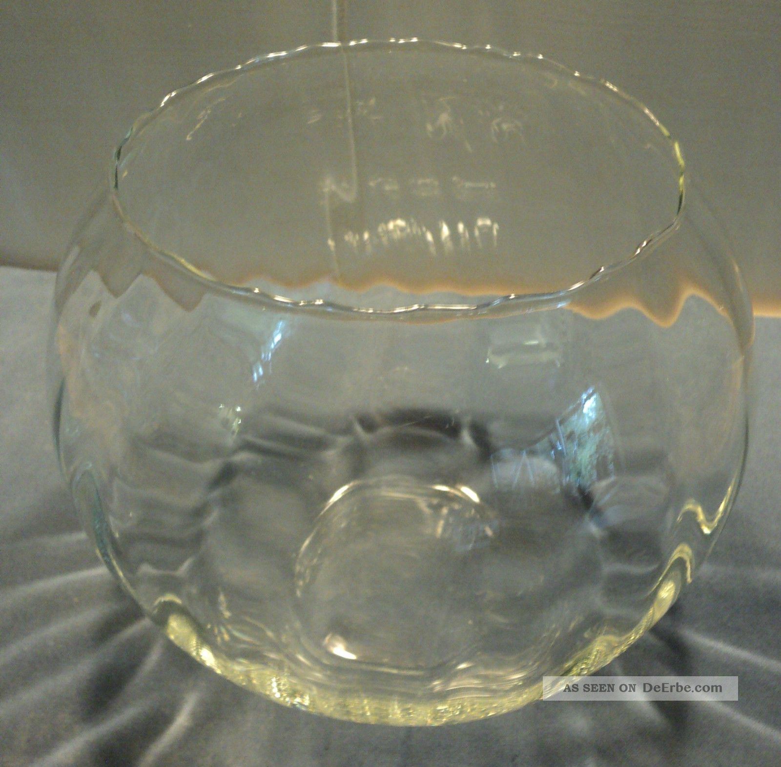 Kugelvase Schüssel Kugelglas Deko Glas Groß 20 Cm Durchmesser Topzustand Glas & Kristall Bild