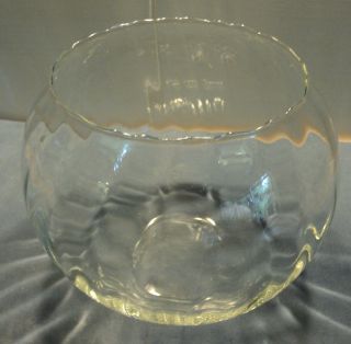 Kugelvase Schüssel Kugelglas Deko Glas Groß 20 Cm Durchmesser Topzustand Bild