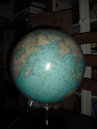 Leuchtglobus Globus Holzfuß Licht Lampe Jro Erde Weltkugel Erdglobus Bild