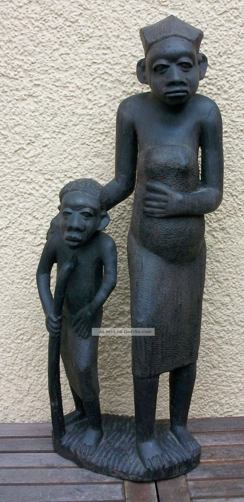 Makonde Figur (ebenholz,  Ebony) Aus Tansania,  African Art Entstehungszeit nach 1945 Bild