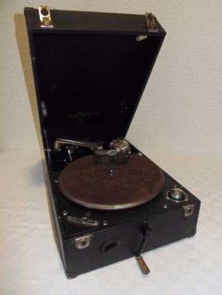 Extrem Rar - Columbia Grafonola Koffer - Grammophon Modell No.  201 Um 1925 Bild