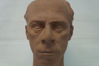 Kopf Eines Mannes - Man Head Sculpture - Skulptur - Bildhauer - Signiert Bild