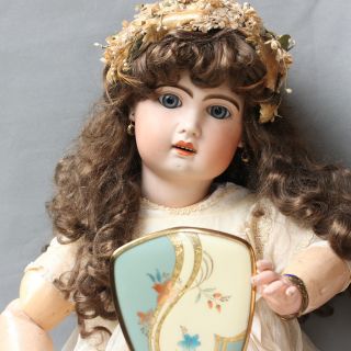 Antike Tete Jumeau Diplome D´honneur Porzellan Puppe 1890 86 Cm Antique Dolll Bild