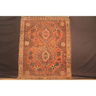 Antiker Handgeknüpft Orient Sammler Teppich Gash Gai Shirwan Kazak Tapis Carpet Bild