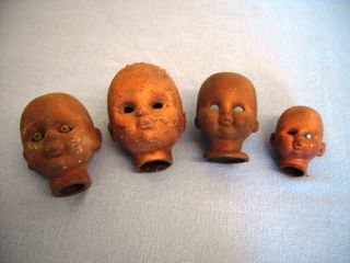 Gußformen Für Puppenköpfe In Verschiedenen Gößen Bild