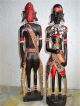Schöner Afrikanisches Massai Krieger Mit Frau - Holzfiguren Holzarbeiten Bild 3