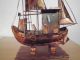 Segelschiff Kupfer Mit Spieluhr Zum Aufziehen Kupfer Bild 6