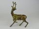 Collectible Exquisite Old Lebendig Bronze$copper Carving Cervus Nippon Statue Antike Bild 2