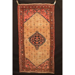 Alt Handgeknüpfter Orient Teppich Malaya Kurde Old Rug Carpet Tappeto 200x100 Bild