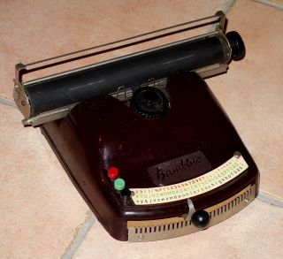 Alte Schreibmaschine Old Type Writer Kinderschreibmaschine Bambino Top Erhalten Bild
