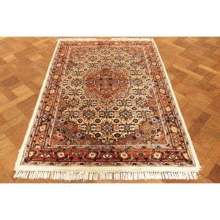 Schön Handgeknüpfter Blumen Perser Teppich Herati Nain Carpet Tappeto 138x210cm Bild