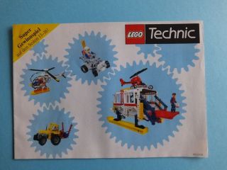 1986 Lego Technic Prospekt Programm Katalog Bild
