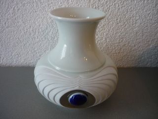 Vase Royal Porzellan Bavaria Kpm Germany Handarbeit Echt Cobalt Bild