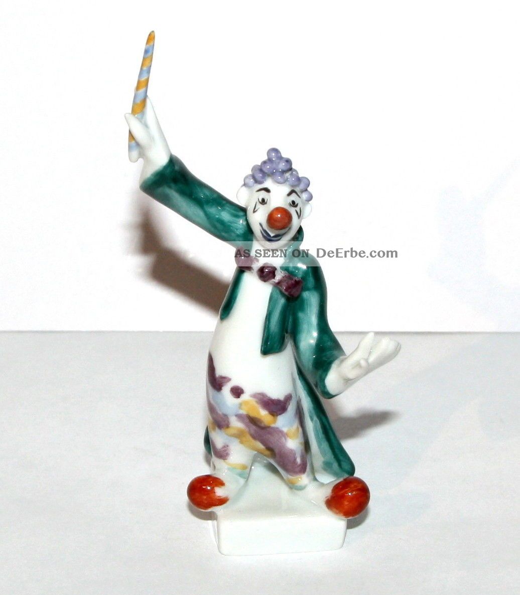 Meissen Figur Dirigent Musikclowns 10cm Figurine 60659 1.  Wahl 8297 Meissen Bild