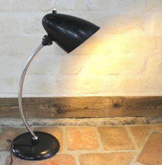 Alte Antike Bauhaus Schreibtischlampe Bürolampe E27 Industriedesign Leuchte Deko Bild