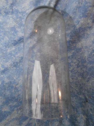 Schwerer Grosser Glasdom; Glassturz Für Jahresuhr; 15,  2 Cm Durchmesser;33,  5 Hoch Bild