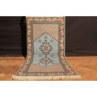 Wunderschön Handgeknüpfter Orient Teppich Atlas Berber Old Rug Carpet 145x70cm Bild