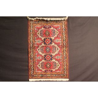 Antiker Handgeknüpfter Orient Sammler Teppich Derbent Kazak Carpet Antique Bild