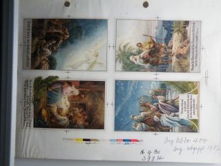 Andruck Steindruck In Punktmanier Mit 12 Farben Und Farbkeilen Von 1937 St.  399 Bild