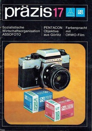 Veb Pentacon Dresden Präzis 17 Kamera Zeitschrift Ddr 1974 Praktica Vlc Llc Bild