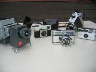 Konvolut Diaprojektor Leitz Pradix 3x Kodak Kamera 1x Dacora Kamera Bild