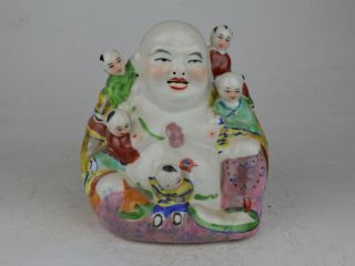 Collectible Exquisite Decoration Old Porcelain Handwork Buddha Statue Bild