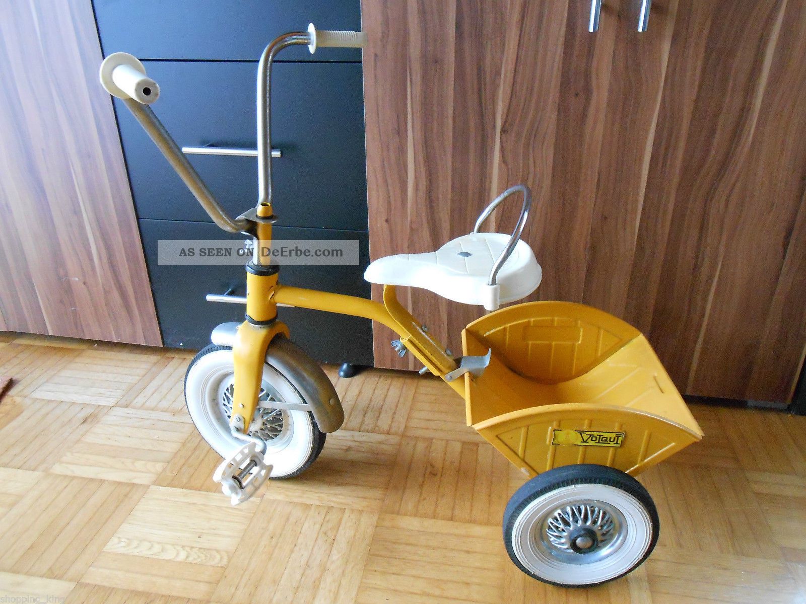 Sehr Altes Kinder Dreirad Coloma Volqui Vintage Blech Antikspielzeug Bild