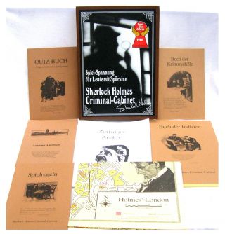Sherlock Holmes Criminal - Cabinet,  Spiel Des Jahres 1985 Top Rarität,  Sehr Guter Bild