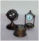 Dekorativer Trommel Kompass In Messing Antik Technik & Instrumente Bild 3