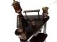 Jugendstil Rauchertisch Beistelltisch Antik Eiche Tischchen Tabak 1890-1919, Jugendstil Bild 5