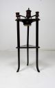 Jugendstil Rauchertisch Beistelltisch Antik Eiche Tischchen Tabak 1890-1919, Jugendstil Bild 7