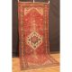 Alt Handgeknüpfter Orient Teppich Malaya Heris Old Rug Carpet Tappeto 310x126cm Teppiche & Flachgewebe Bild 1