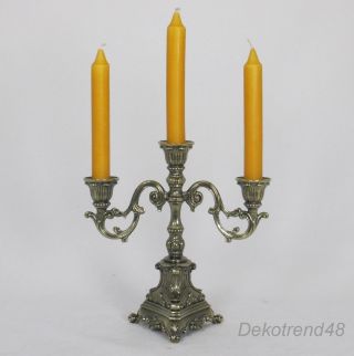 Kerzenleuchter 3 - Armig Barock Kerzenständer Gold Tischleuchter Antik Barock Bild