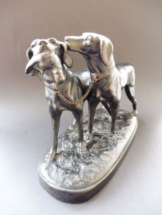 Jugendstil Jagd Hund Hunter Keramik Figur Black Forest Dog Art Nouveau Wmf Hjk Bild