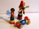 älteres Holz - Spielzeug,  Windmühle,  Mädchen,  Auto Holzspielzeug Bild 4