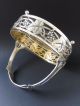 Florale Jugendstil Jadiniere Vergoldet Art Nouveau Grape Trauben Wmf Or Argentor 1890-1919, Jugendstil Bild 1