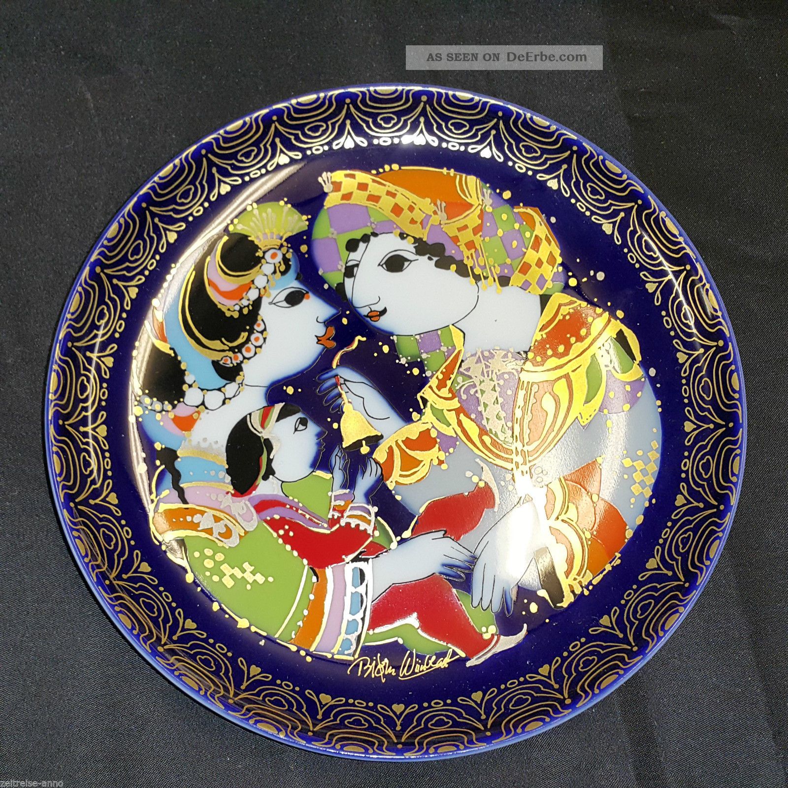 Unbenutzt 5 Versch. Rosenthal Sammelteller Aladin Und Die Wunderlampe B Wiinblad