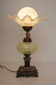 Wunderschöne Jugendstil Tischlampe Um 1900 Petroleumlampe. Gefertigt nach 1945 Bild 2