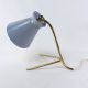 Tisch Lampe Messing Leuchte Lamp Grau 50s 50er Turgi Diabolo Stilnovo Vintage 1950-1959 Bild 3