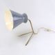 Tisch Lampe Messing Leuchte Lamp Grau 50s 50er Turgi Diabolo Stilnovo Vintage 1950-1959 Bild 5