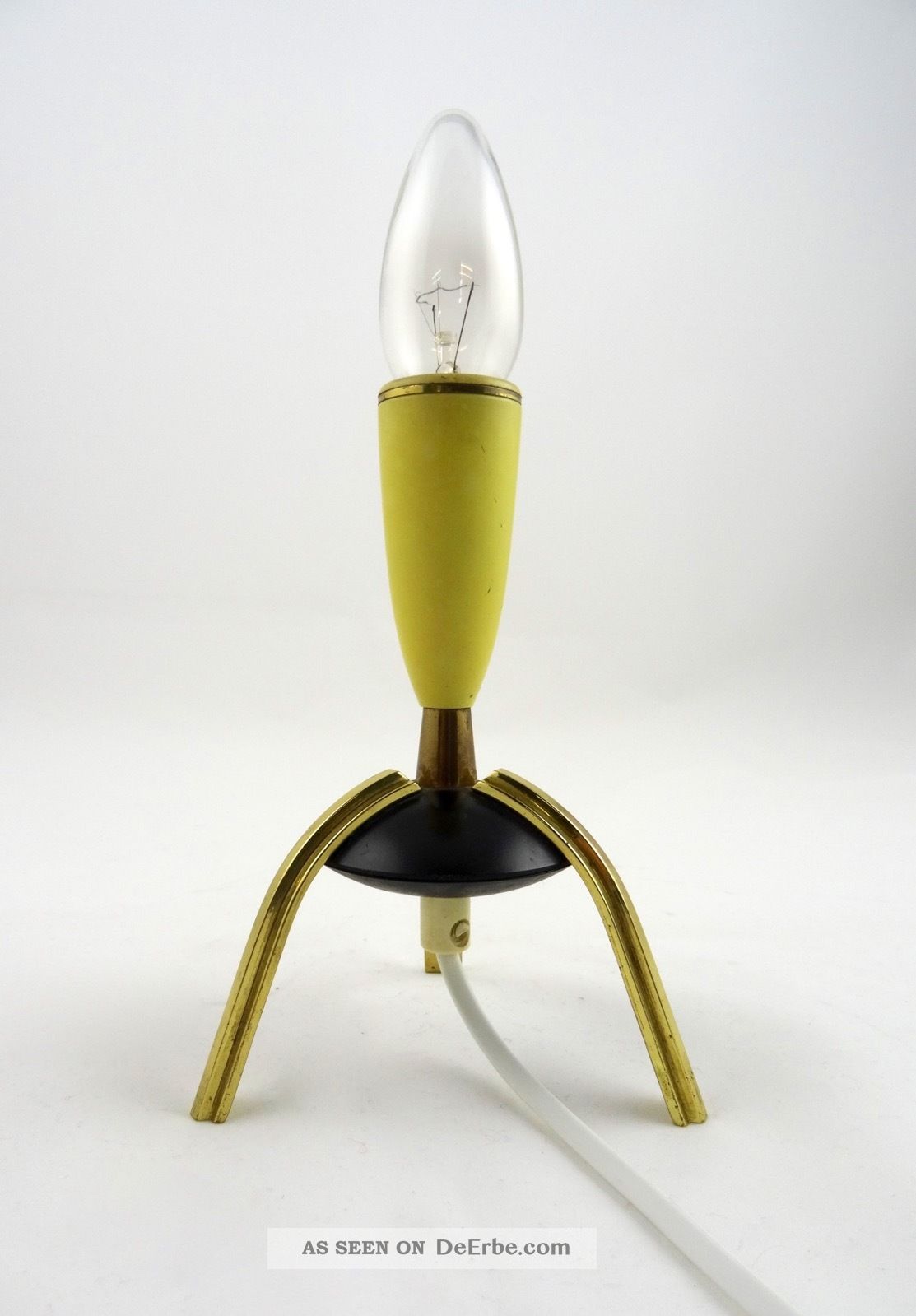 Vintage 60er Design Tischlampe Tripod Raketen Leuchte Space Age 1950-1959 Bild