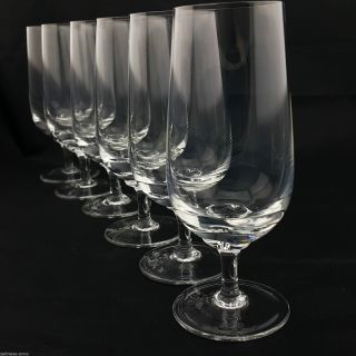6 Biertulpen Biergläser Pilsglas Vintage Kristall 17,  2cm H.  Zeitlos Modern Edel Bild