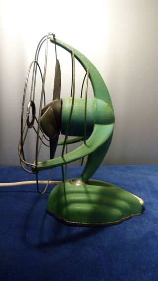Vtg.  Libelle Tisch Ventilator Art Deco Streamline Design Windmaschine 50er Jahre Bild