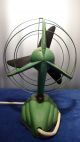Vtg.  Libelle Tisch Ventilator Art Deco Streamline Design Windmaschine 50er Jahre Haushalt Bild 4