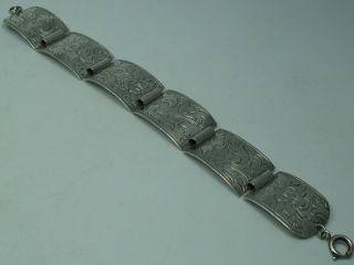 Sehr Schönes Alpenländisches 40er Jahre Armband Aus 835 Silber Bild