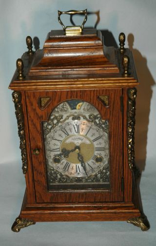Warmink Wuba,  Tischuhren,  Sammleruhren,  Antik,  Mondphasenuhr,  Bracket Clock Bild