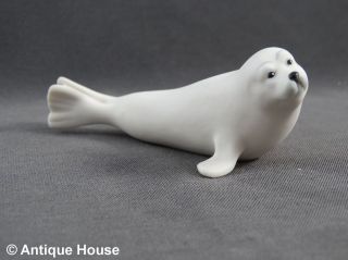 Hutschenreuther Tiierfigur Porzellanfigur Seehund Robbe Bild